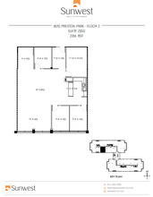 1800 Preston Park Blvd, Plano, TX à louer Plan d  tage- Image 1 de 2