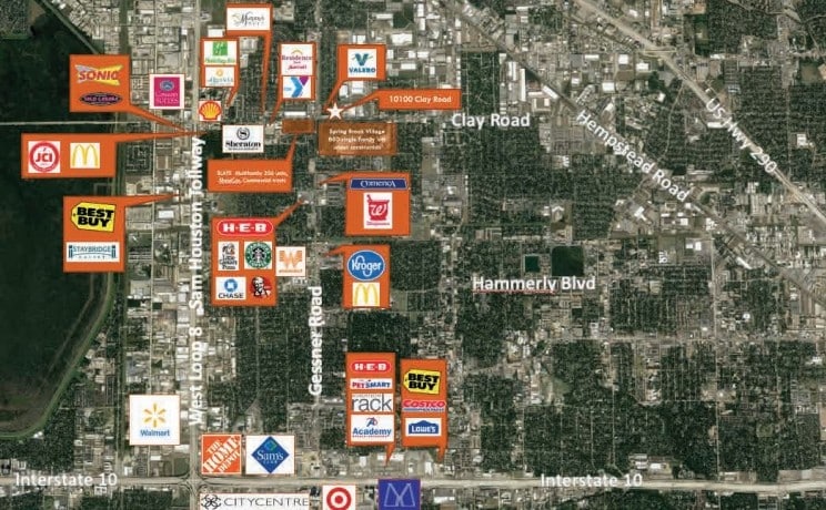 10100 Clay Rd, Houston, TX à louer - Aérien - Image 2 de 13