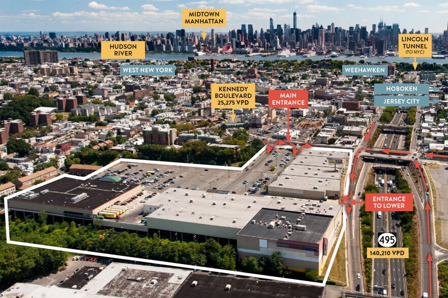 3131 Kennedy Blvd, North Bergen, NJ à louer - Photo du bâtiment - Image 2 de 4