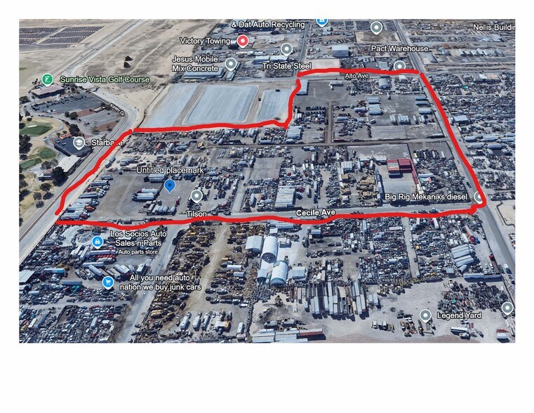 5445 Cecile Ave, Las Vegas, NV à louer - Plan de site - Image 1 de 5