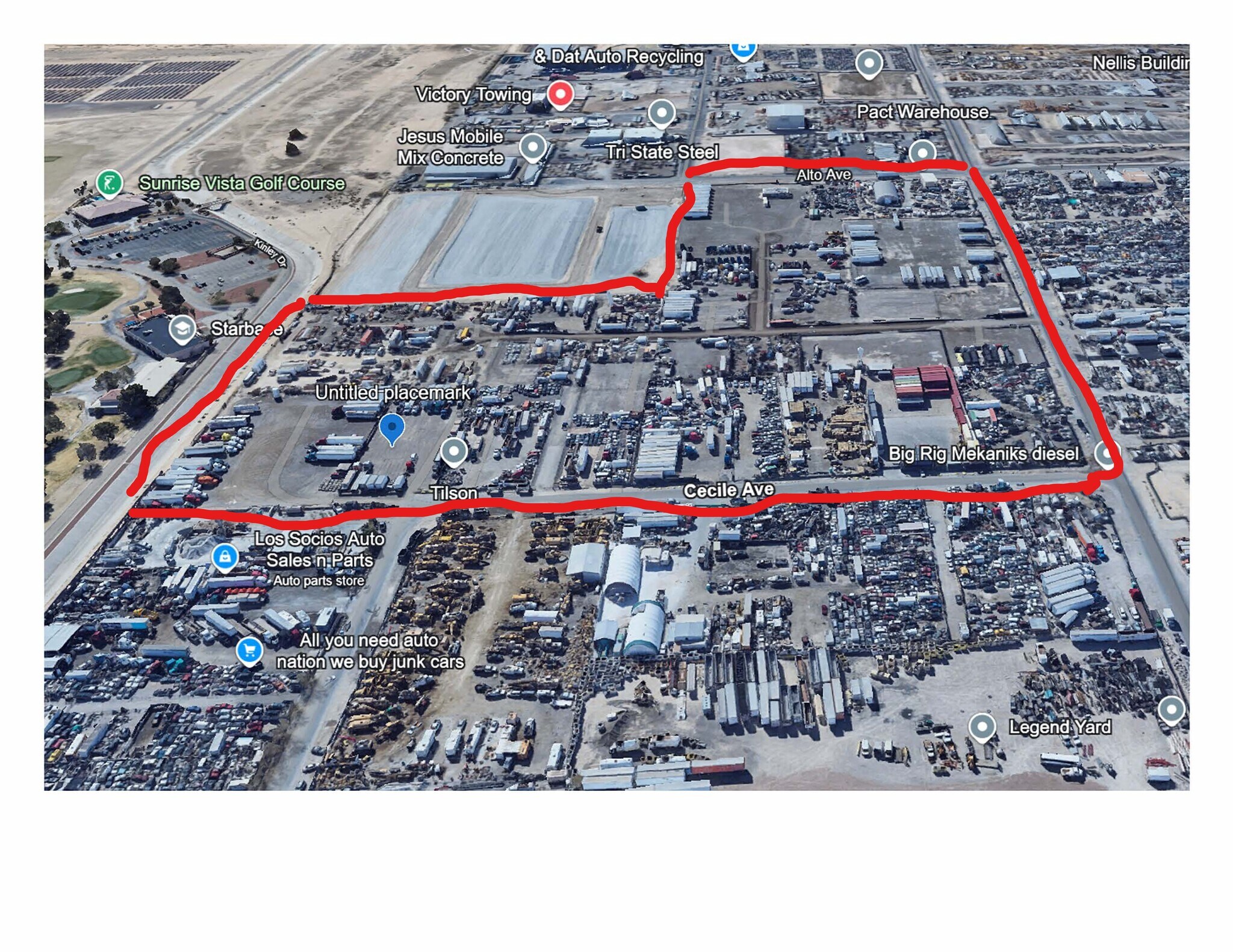 5445 Cecile Ave, Las Vegas, NV for lease Site Plan- Image 1 of 6