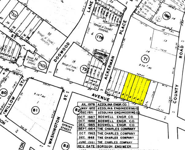105 Union Ave, Cresskill, NJ à louer - Plan cadastral - Image 2 de 2