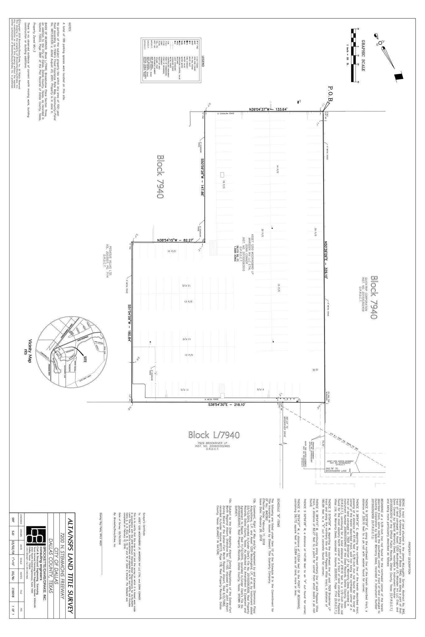 1250 W Mockingbird Ln, Dallas, TX for lease Site Plan- Image 1 of 3
