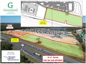 20442 US Highway 27, Groveland, FL - aerial  map view