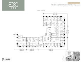 8080 N Central Expy, Dallas, TX à louer Plan d’étage- Image 1 de 1