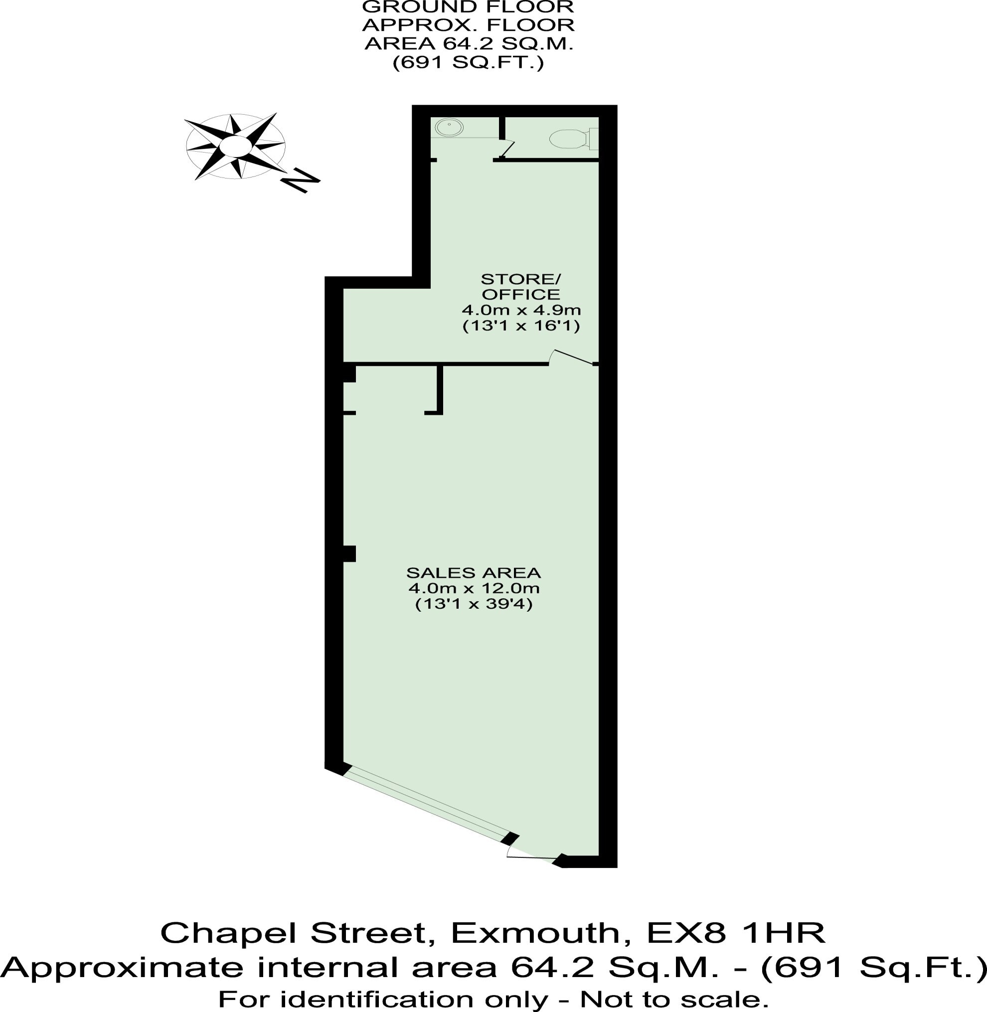 5 Chapel St, Exmouth à louer Plan d’étage- Image 1 de 2