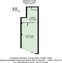 5 Chapel St, Exmouth à louer Plan d’étage- Image 1 de 2