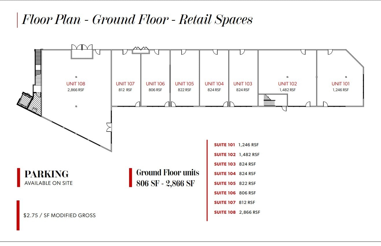 2310 Pasadena Ave, Los Angeles, CA à louer Plan d’étage- Image 1 de 1