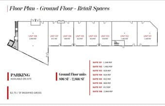 2310 Pasadena Ave, Los Angeles, CA à louer Plan d’étage- Image 1 de 1