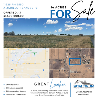 Plus de détails pour 11825 FM 2590, Amarillo, TX - Terrain à vendre