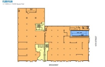 1500 Broadway, Oakland, CA à louer Plan d’étage- Image 1 de 1