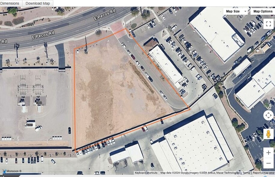 1234 Pecos Road Rd, Gilbert, AZ for sale - Plat Map - Image 1 of 3