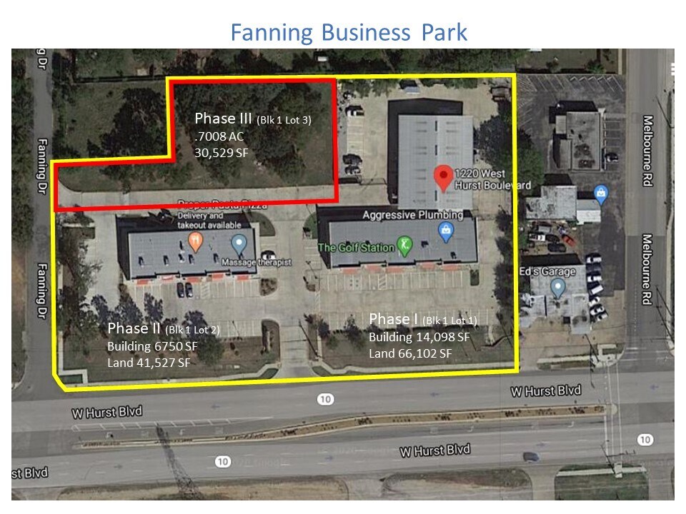 100 Fanning Dr, Hurst, TX for lease Aerial- Image 1 of 4