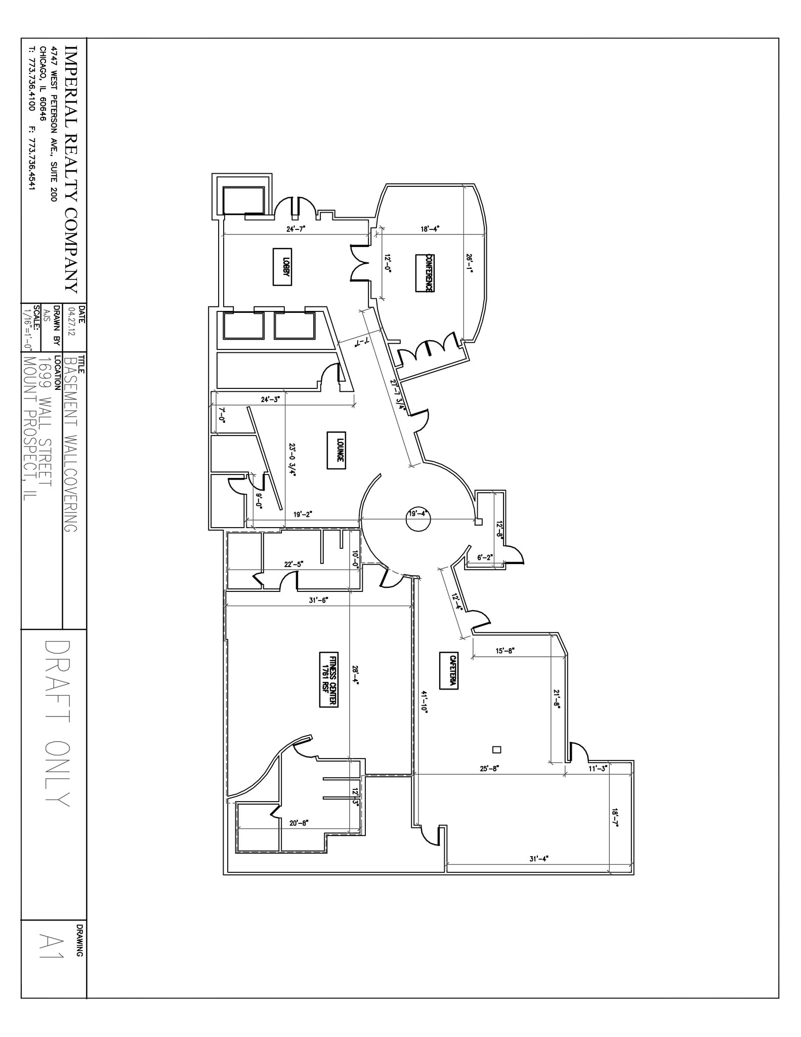 1699 Wall St, Mount Prospect, IL for lease Site Plan- Image 1 of 1