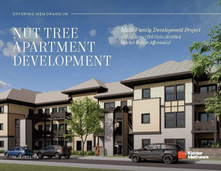 Nut Tree Apartment Development, Vacaville, CA for sale - Building Photo - Image 1 of 2