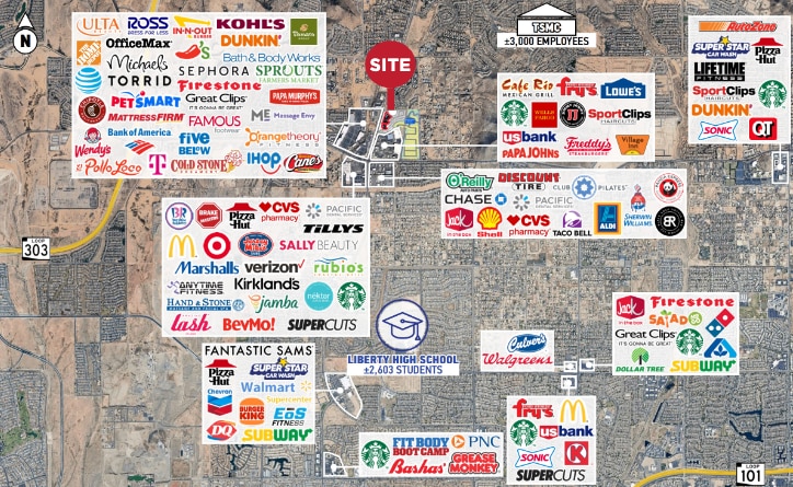 25710 N Lake Pleasant & Happy Valley, Peoria, AZ à louer - Aérien - Image 3 de 3