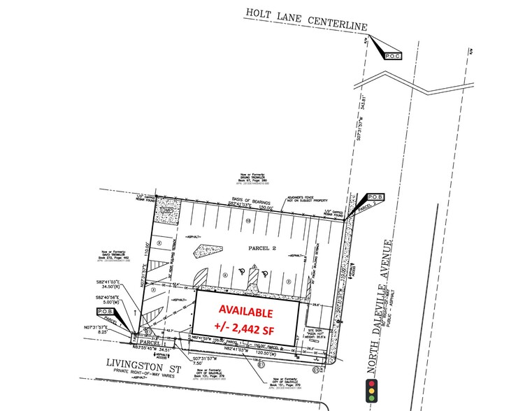 609 N Daleville Ave, Daleville, AL à louer - Plan de site - Image 3 de 3