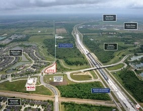 Swc Of Bailey Ave/CR 101 And County Road 94, Manvel, TX - AERIAL  map view