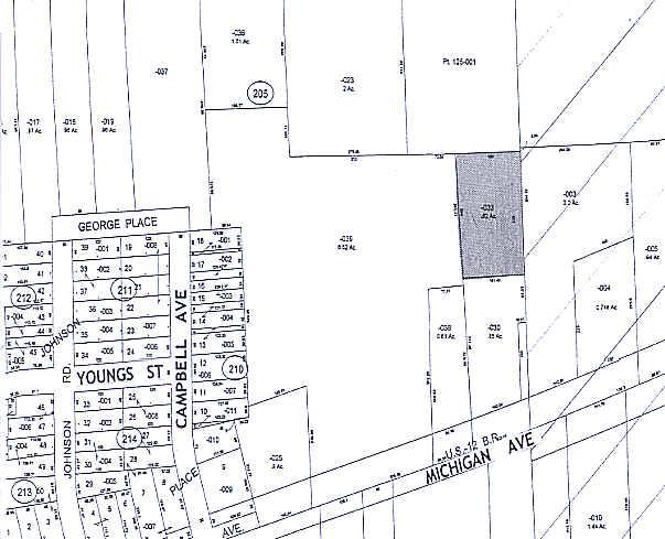 1011 E Michigan, Ypsilanti, MI for sale - Plat Map - Image 3 of 8