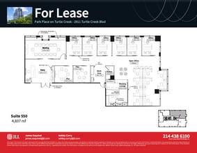 2911 Turtle Creek Blvd, Dallas, TX for lease Floor Plan- Image 2 of 4