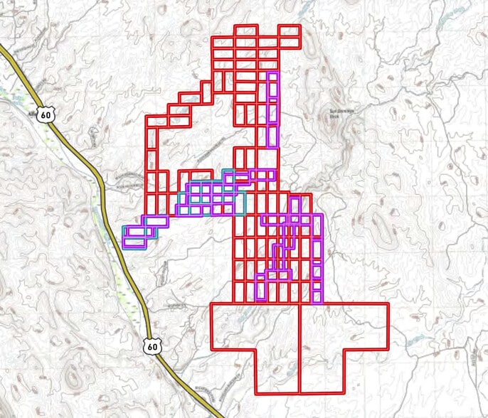 Blue Tank Rd, Wickenburg, AZ for sale - Plat Map - Image 2 of 4