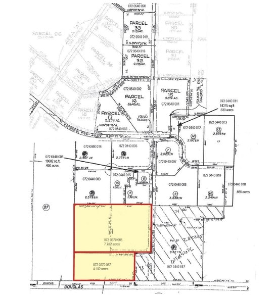 3920 Security Park Dr, Rancho Cordova, CA for lease - Plat Map - Image 2 of 5