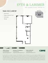 1675 Larimer St, Denver, CO for lease Floor Plan- Image 1 of 1