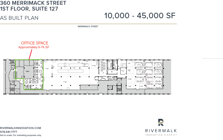 360 Merrimack St, Lawrence, MA à louer Plan d’étage- Image 1 de 9