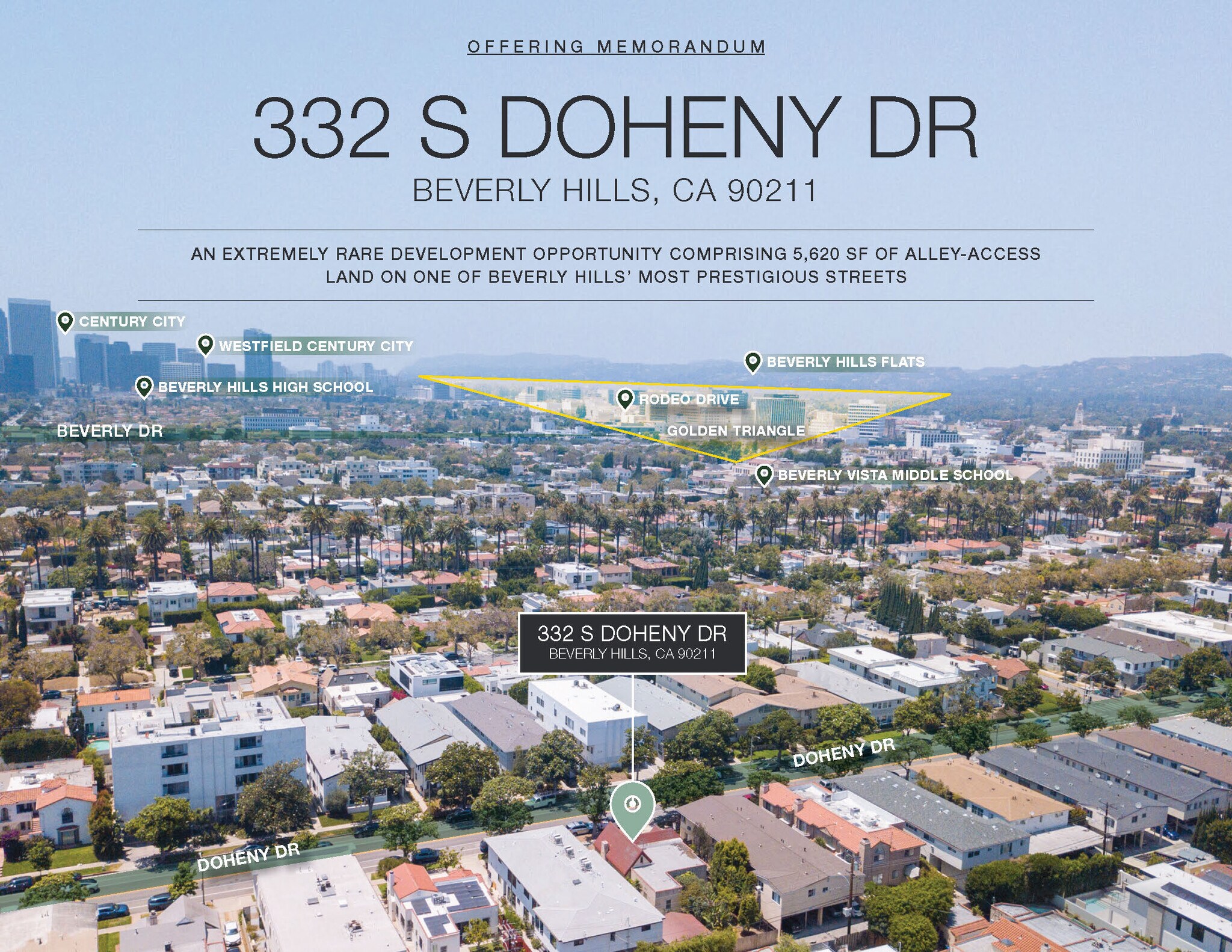 332 S Doheny Dr, Beverly Hills, CA à vendre Photo du bâtiment- Image 1 de 15