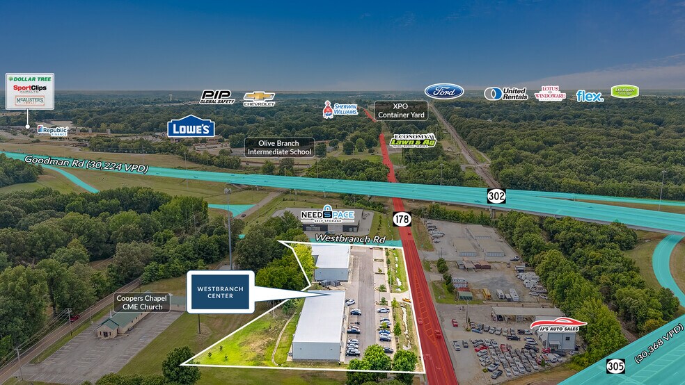 8963 Hwy 178 Hwy, Olive Branch, MS à louer - Photo du bâtiment - Image 3 de 9