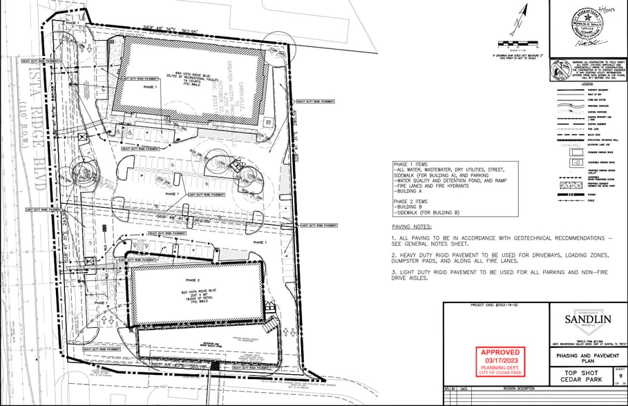 820 N Vista Ridge Blvd, Cedar Park, TX for sale - Site Plan - Image 3 of 5