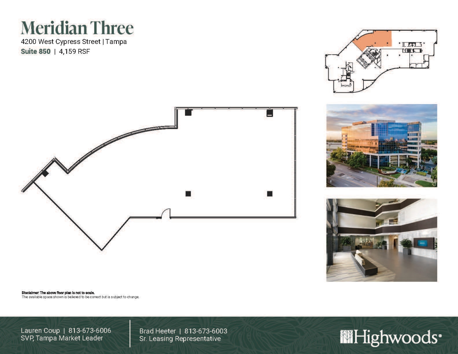 4350 W Cypress St, Tampa, FL for lease Floor Plan- Image 1 of 1
