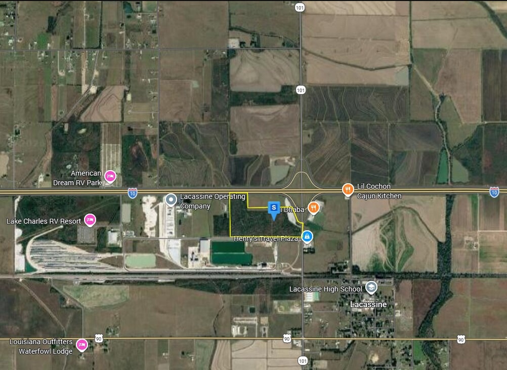 14389 LA 101 Hwy, Iowa, LA à vendre Aérien- Image 1 de 2