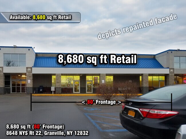 Plus de détails pour 8648 State Route 22, Granville, NY - Commerce de détail à louer