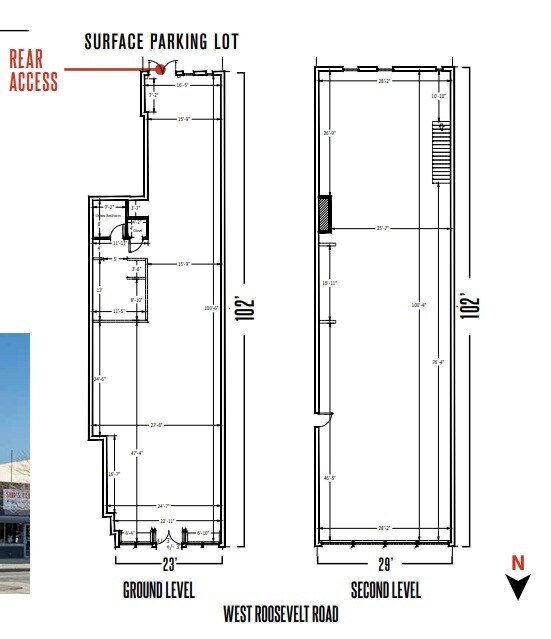 613-617 W Roosevelt Rd, Chicago, IL for lease Floor Plan- Image 1 of 1