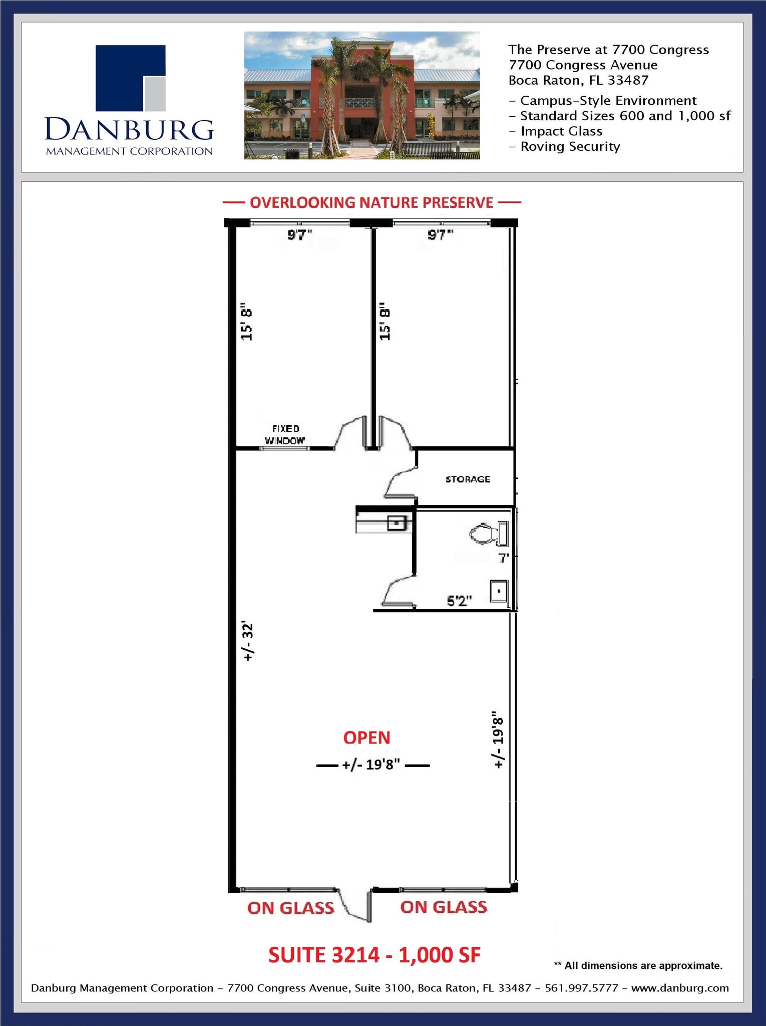 7700 Congress Ave, Boca Raton, FL à louer Plan d’étage- Image 1 de 1