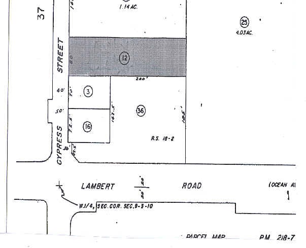 620 S Cypress St, La Habra, CA for sale - Plat Map - Image 2 of 4