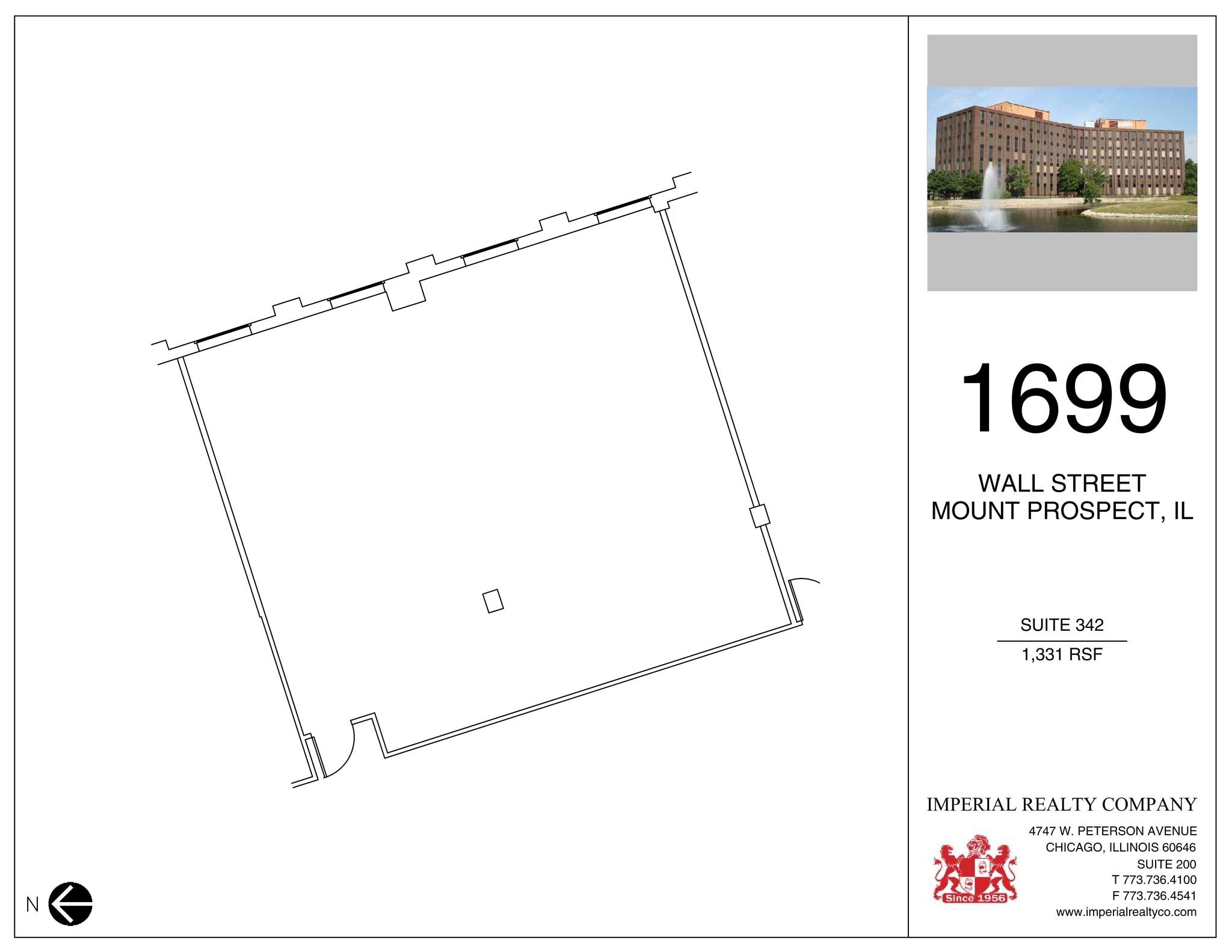 1699 Wall St, Mount Prospect, IL for lease Site Plan- Image 1 of 1