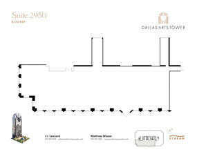 2200 Ross Ave, Dallas, TX à louer Plan d  tage- Image 1 de 1