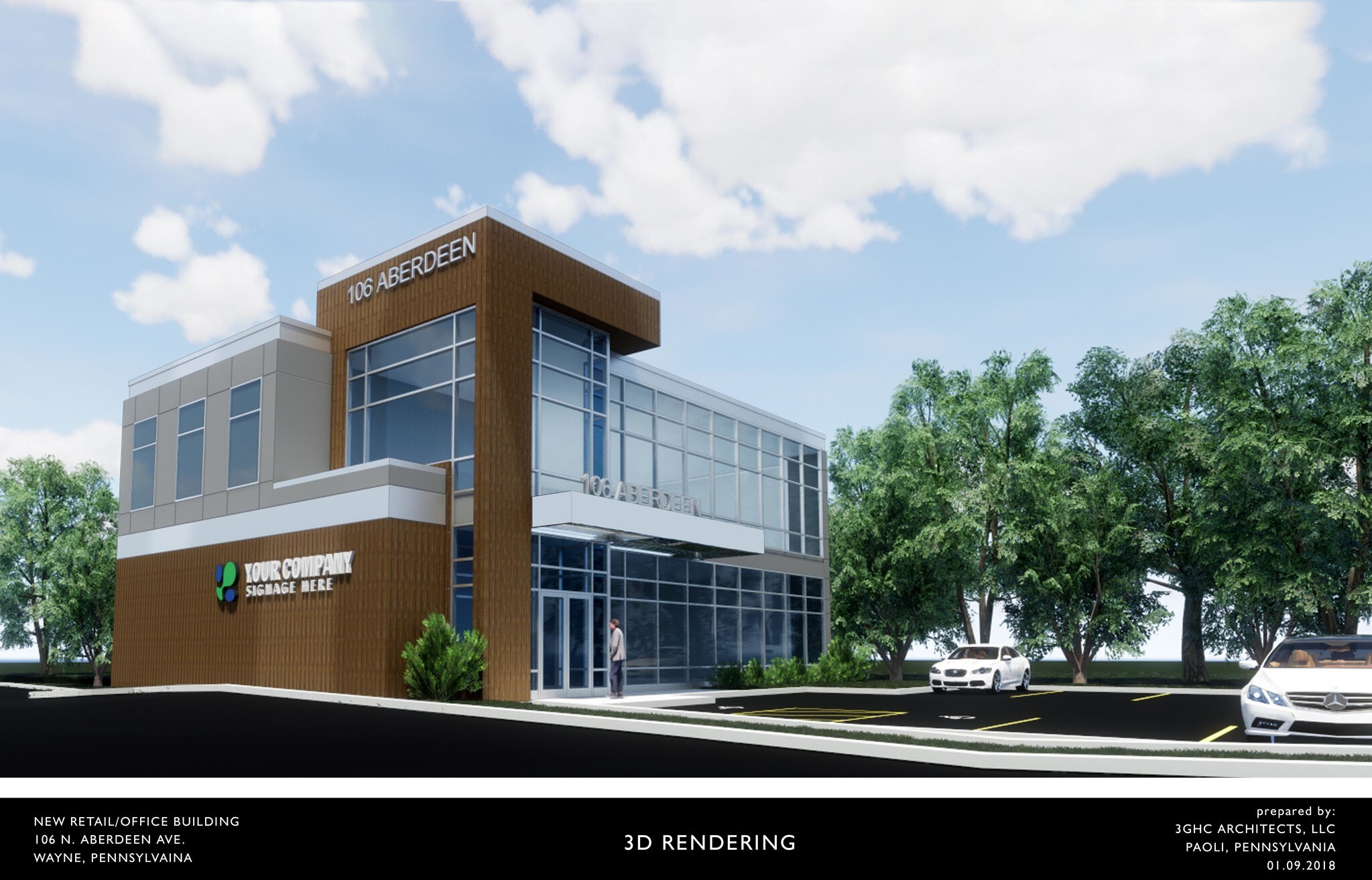 106 N Aberdeen Ave, Wayne, PA à louer Photo du bâtiment- Image 1 de 2