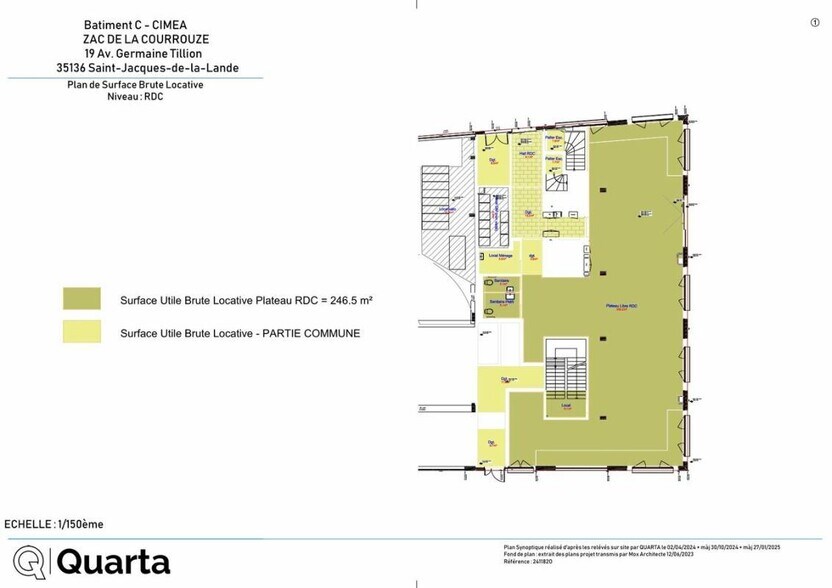 Bureau dans Rennes à vendre - Plan d’étage - Image 2 de 4