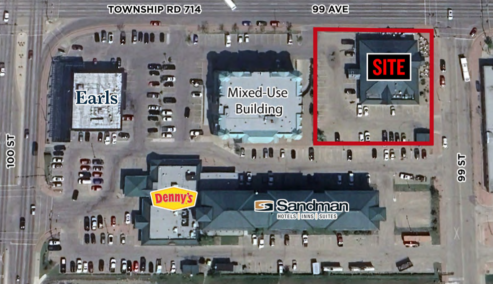 9898 99 St, Grande Prairie, AB à louer - Plan de site - Image 3 de 3