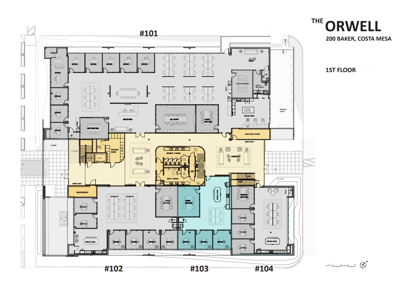 200 E Baker St, Costa Mesa, CA for lease Floor Plan- Image 1 of 1