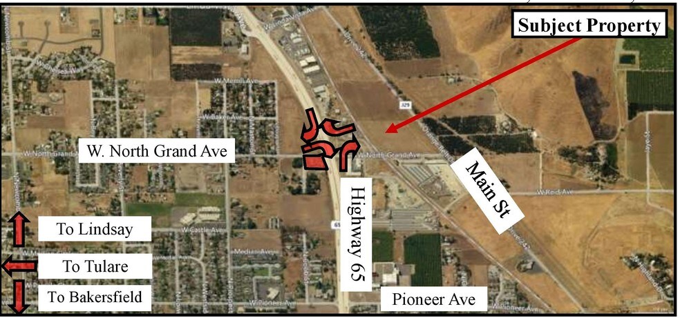 W North Grand Ave, Porterville, CA à vendre - Photo du bâtiment - Image 2 de 5