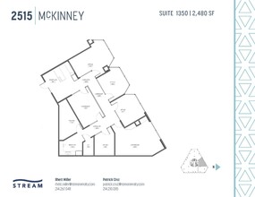 2515 McKinney Ave, Dallas, TX à louer Plan d  tage- Image 1 de 1