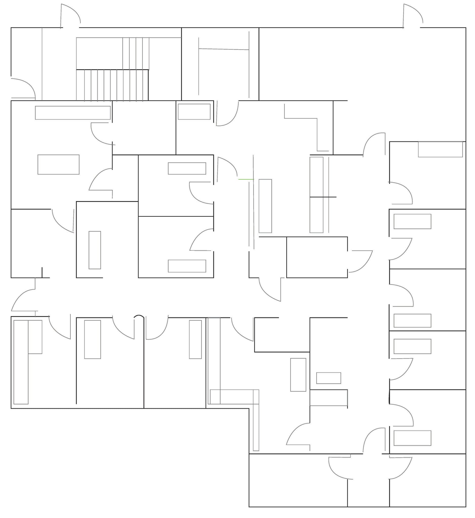 1002 N Church St, Greensboro, NC à louer Plan d’étage- Image 1 de 1