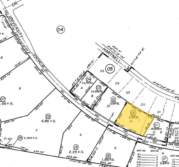 885 University Ave, Sacramento, CA à vendre - Plan cadastral - Image 3 de 9