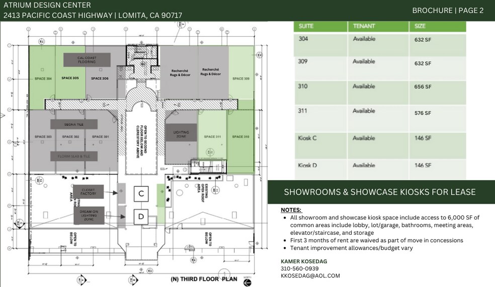 2413 Pacific Coast Hwy, Lomita, CA for lease - Floor Plan - Image 2 of 21