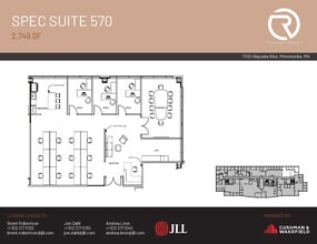 11100 Wayzata Blvd, Minnetonka, MN à louer Plan d’étage- Image 1 de 1