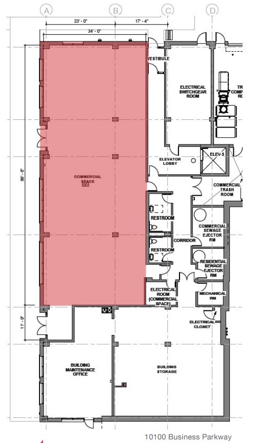 1313 Southern Ave, Oxon Hill, MD à louer Plan d’étage- Image 1 de 1